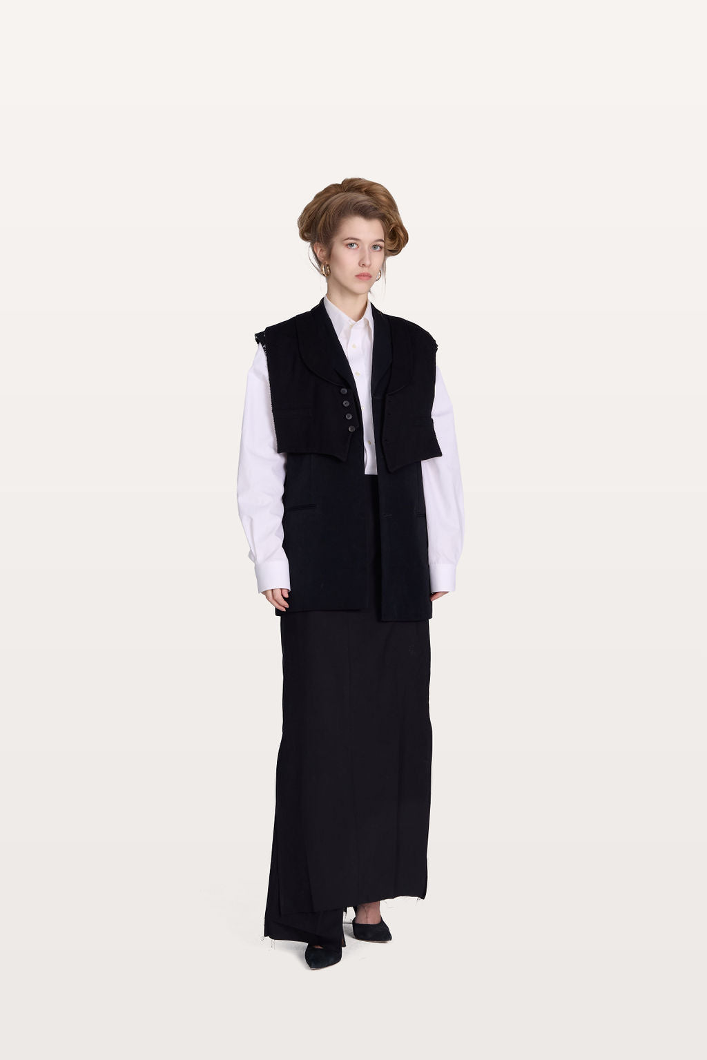 Unisex samurai wrapper skirt