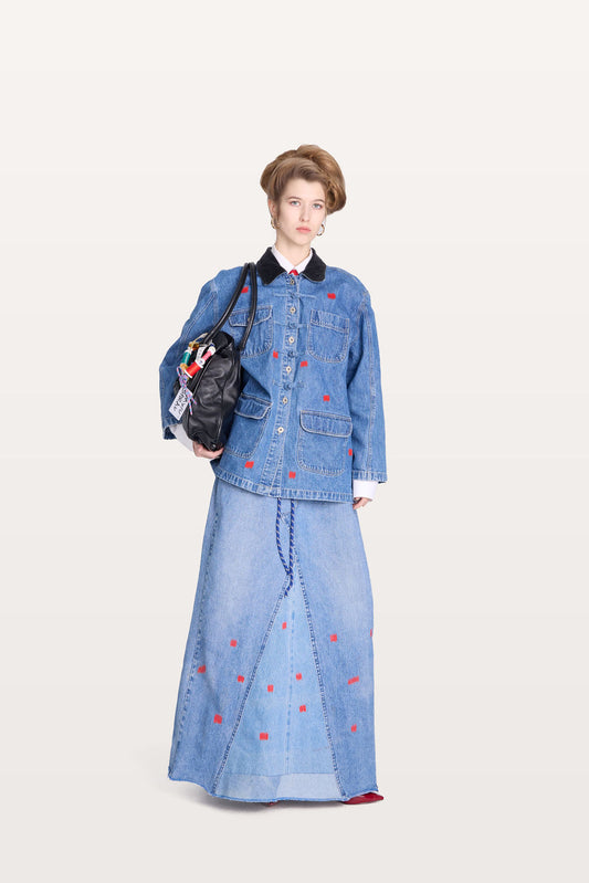 signature denim skirt