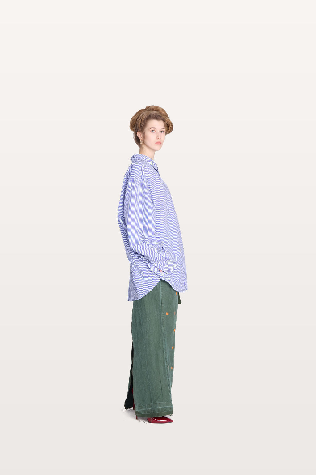 Oversize  orange locker loop shirt